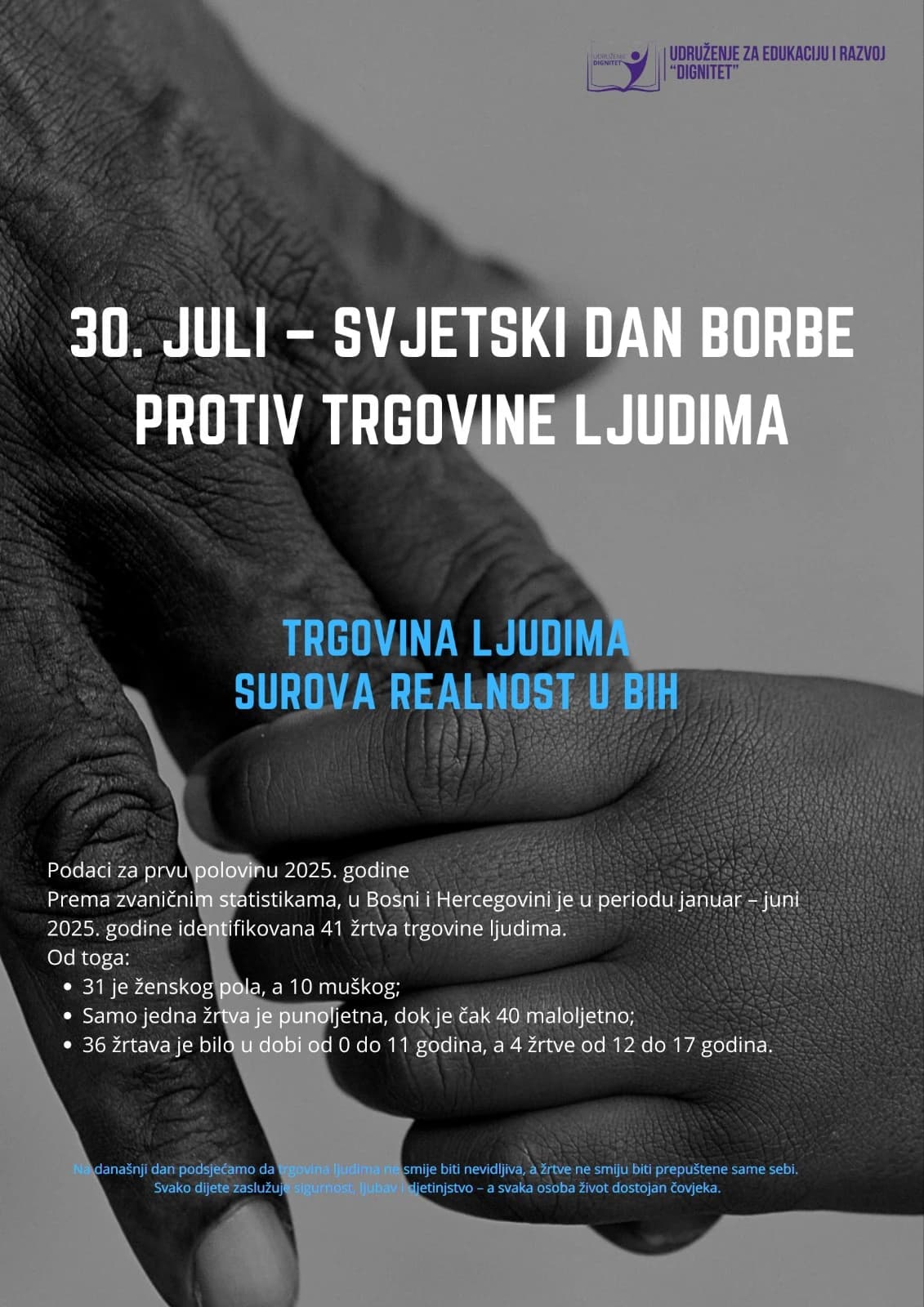 Borba protiv trgovine ljudima: Dignitet upozorava na rastući problem u BiH