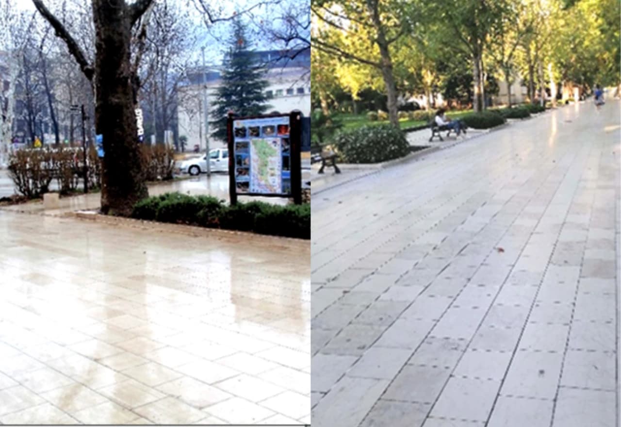 Iz kamenoloma Kremnice postavljene  su ploče na ulicu Nikole Šubića Zrnjiskog