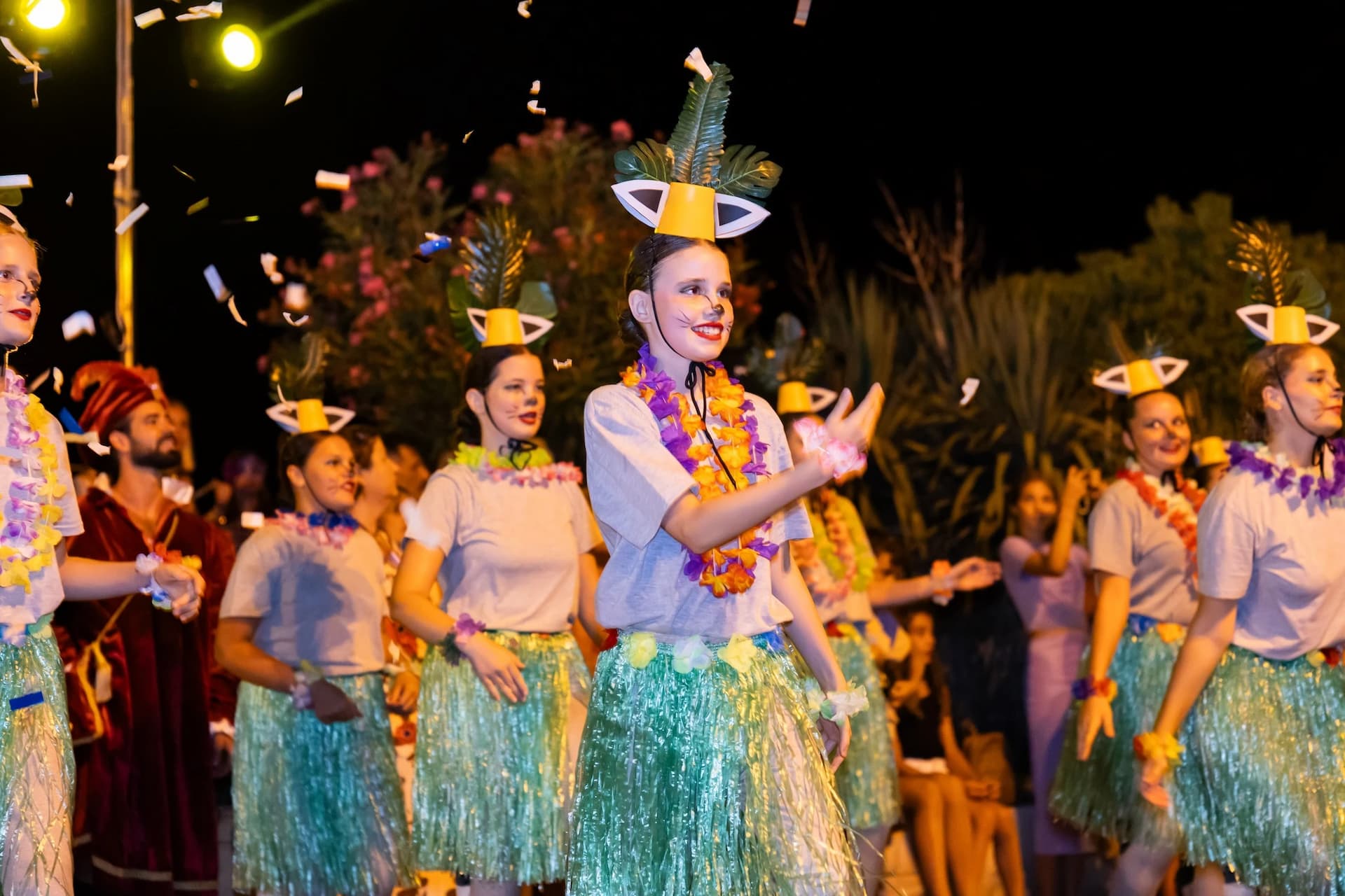 Mostarske mažoretkinje na 23. Međunarodnom ljetnom Kotorskom karnevalu