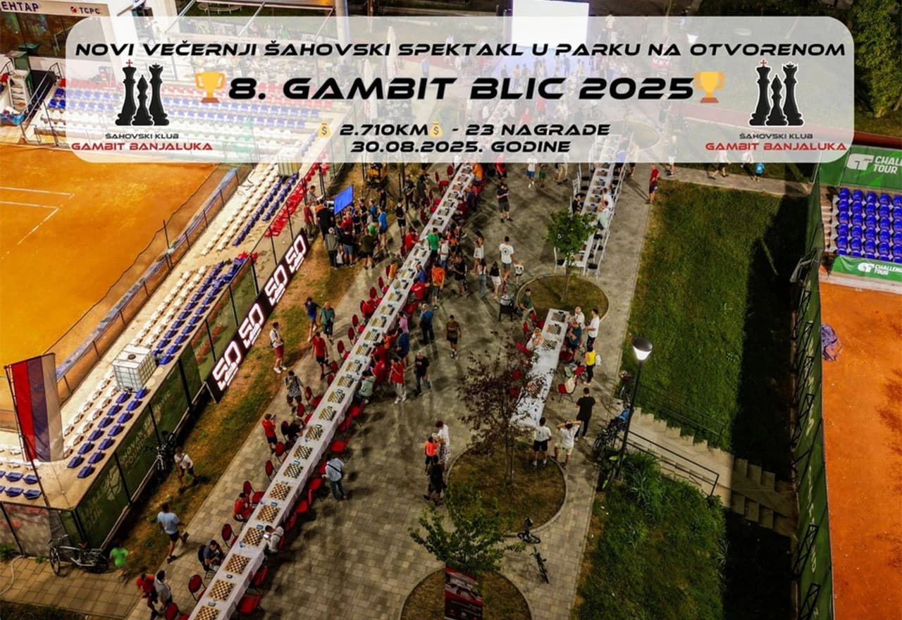 VAR tehnologija i šah pod otvorenim nebom – počinje festival u Banja Luci