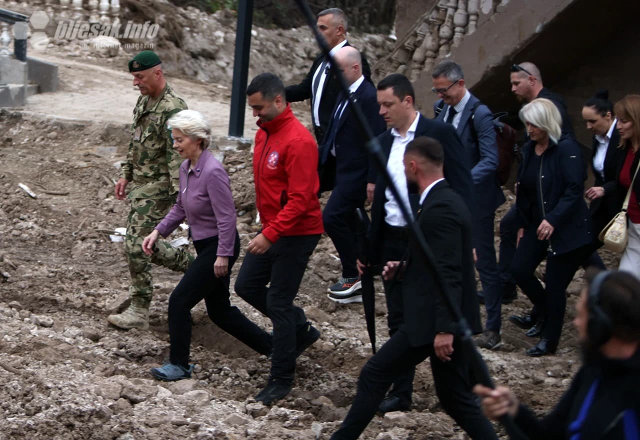 Delegacija Europske unije u posjeti Jablanici nakon poplava