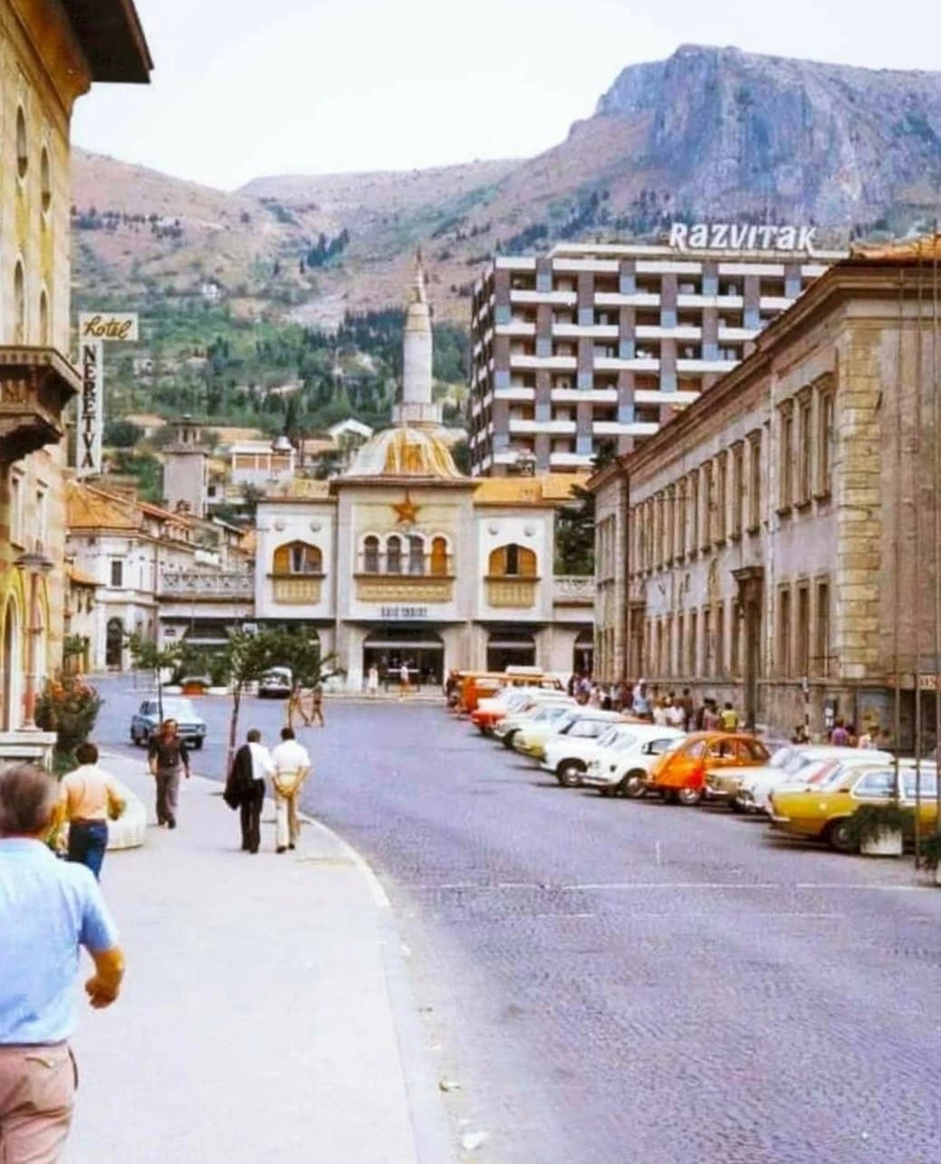 Pogled s Titovog mosta na Musalu 1978. godine