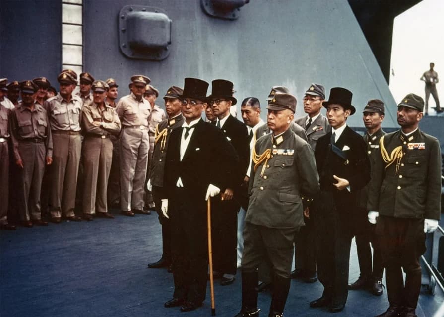 Japanska delegacija, 2. rujna 1945.