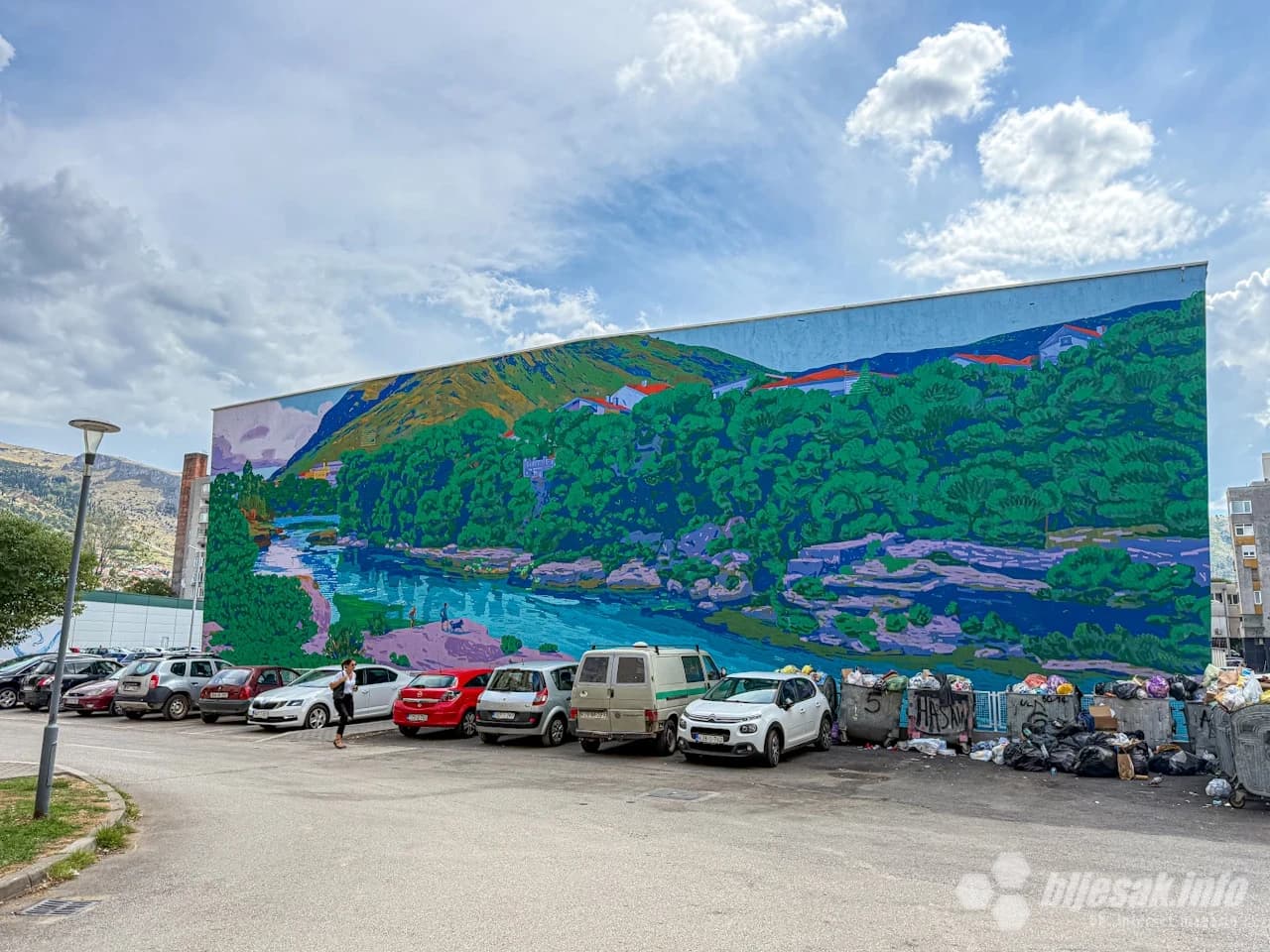 Mostar dobio najveći mural ikad u sklopu Street Arts Festivala