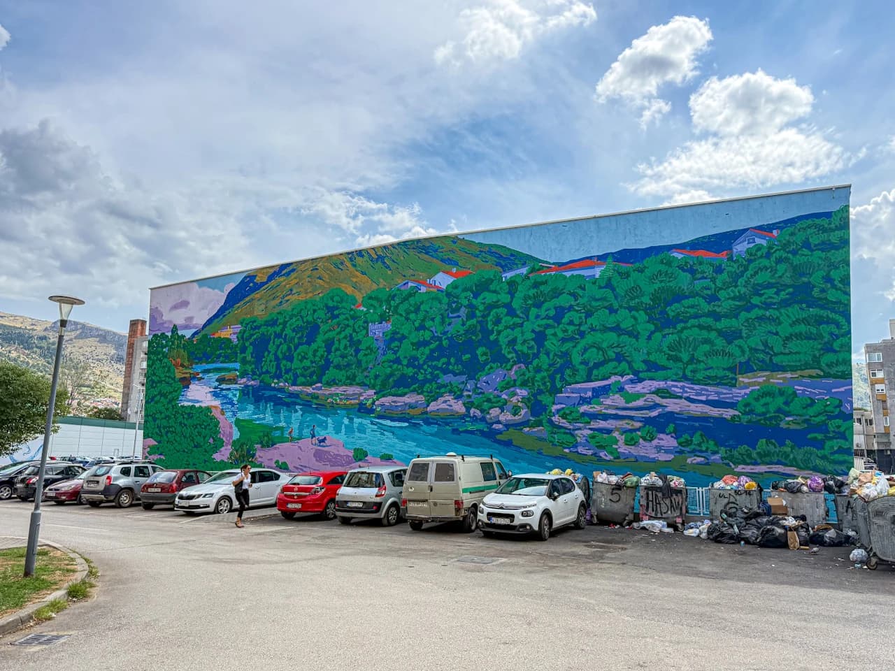 Mostar dobio najveći mural ikad u sklopu Street Arts Festivala