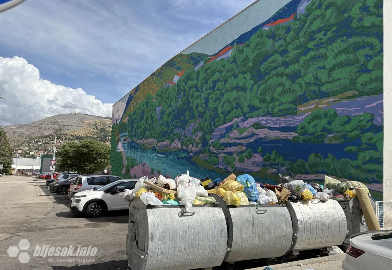 Najveći mural u Mostaru i mostarski peksinluk