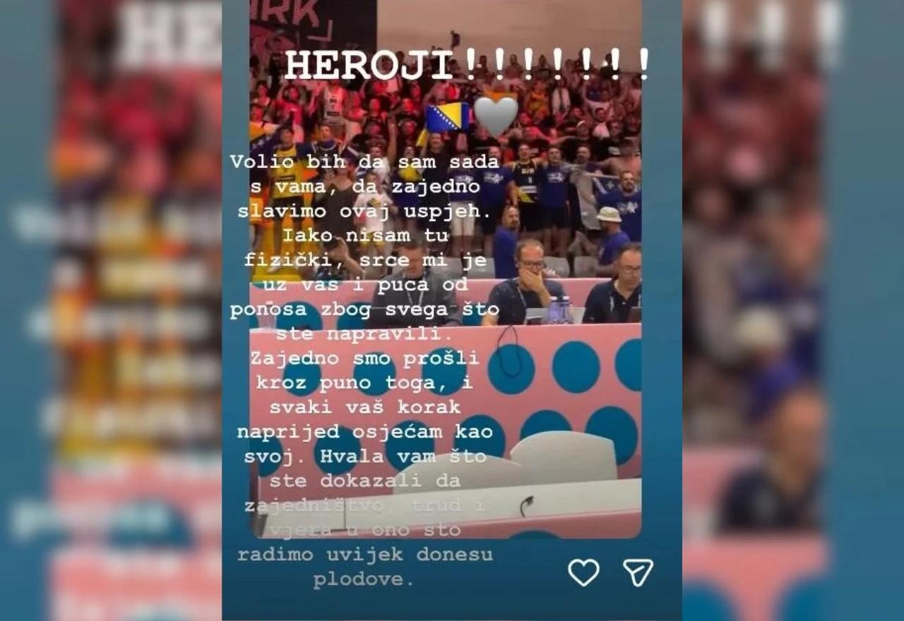 Džanan Musa proslavio uspjeh BiH na Eurobasketu