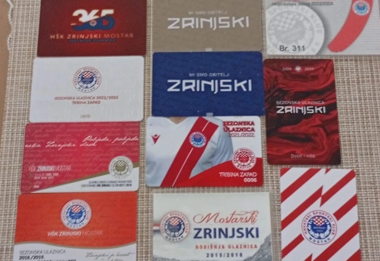 Dio kolekcije sezonskih ulaznica