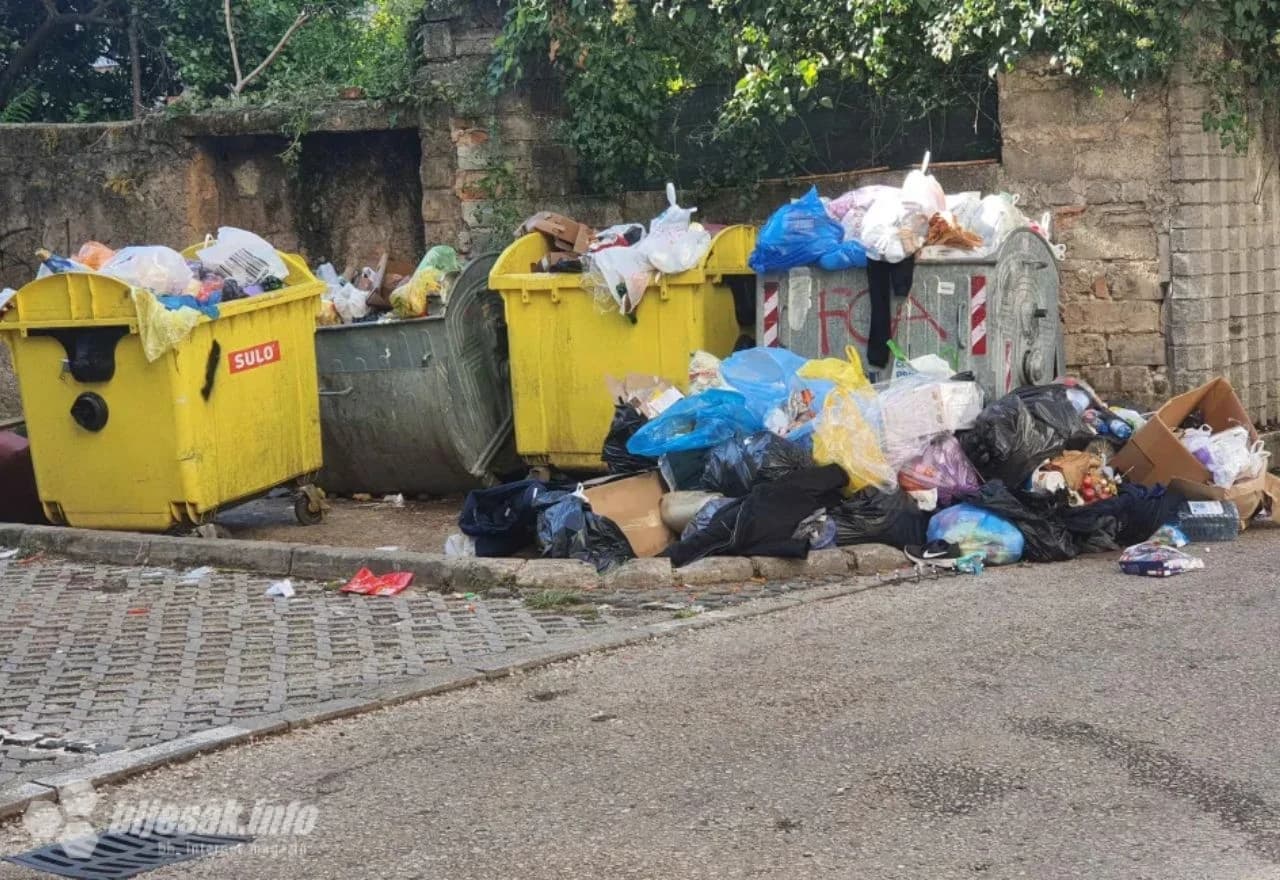 Smeće u Mostaru