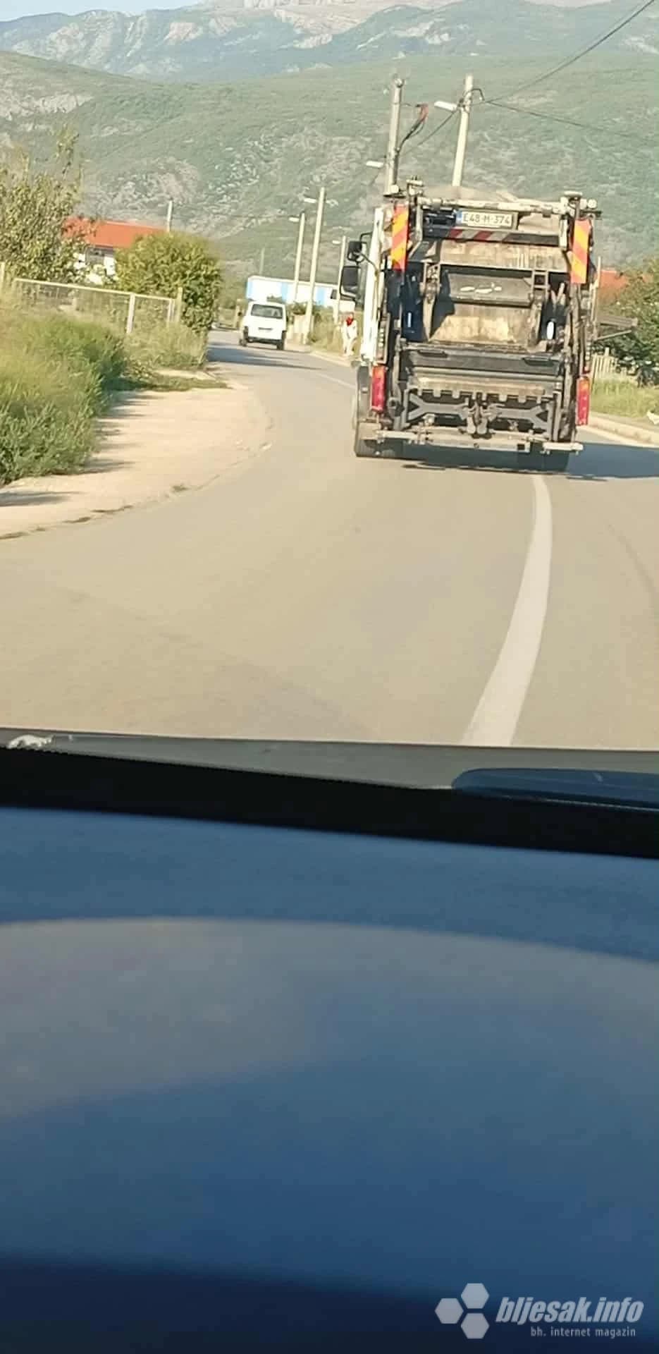 Kamioni su dolazili na Uborak i jučer u poslijepodnevnim satima