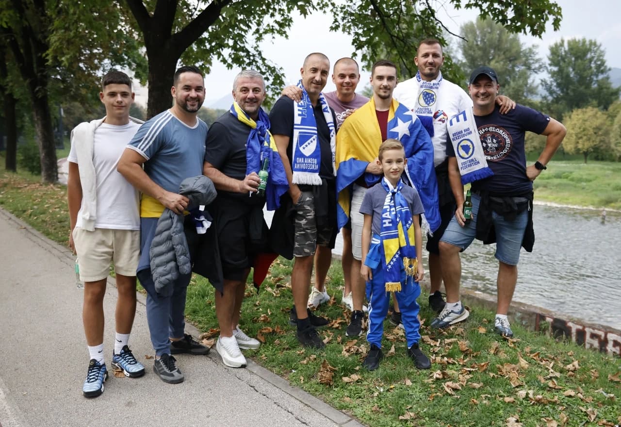 Navijači spremni za utakmicu