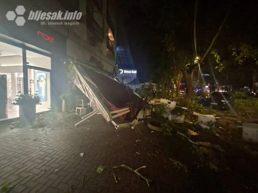 Oštećen objekt u Splitskoj ulici