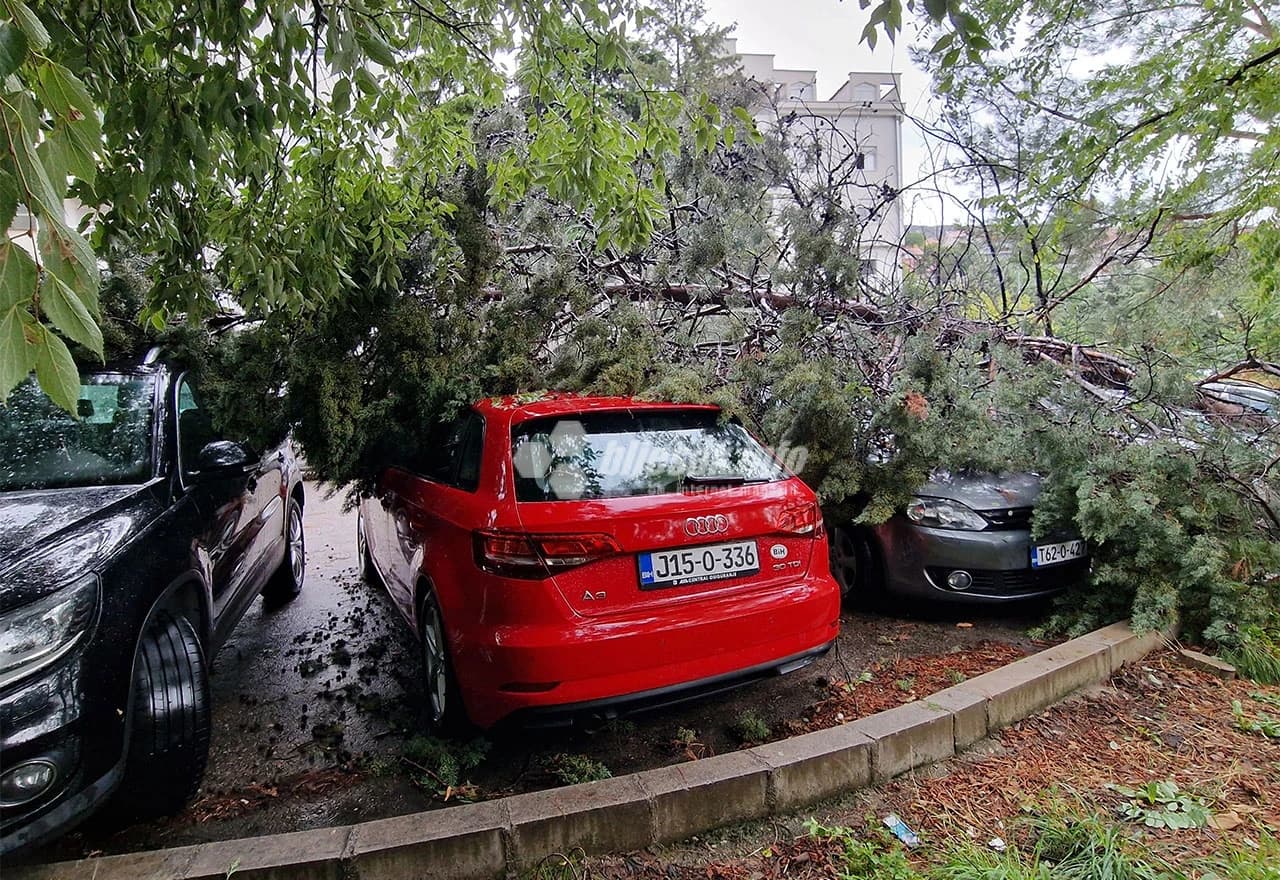 Zabilježena velika šteta u Mostaru