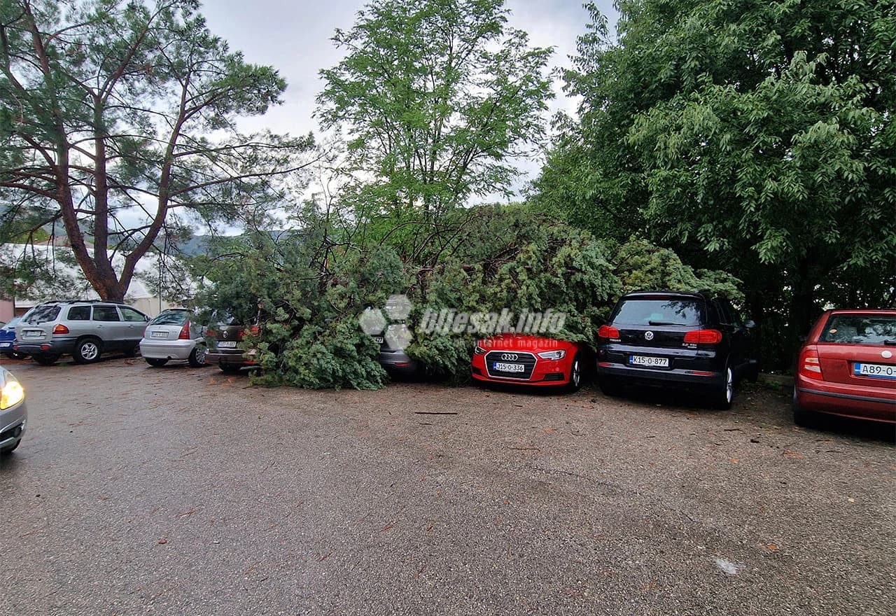 Zabilježena velika šteta u Mostaru