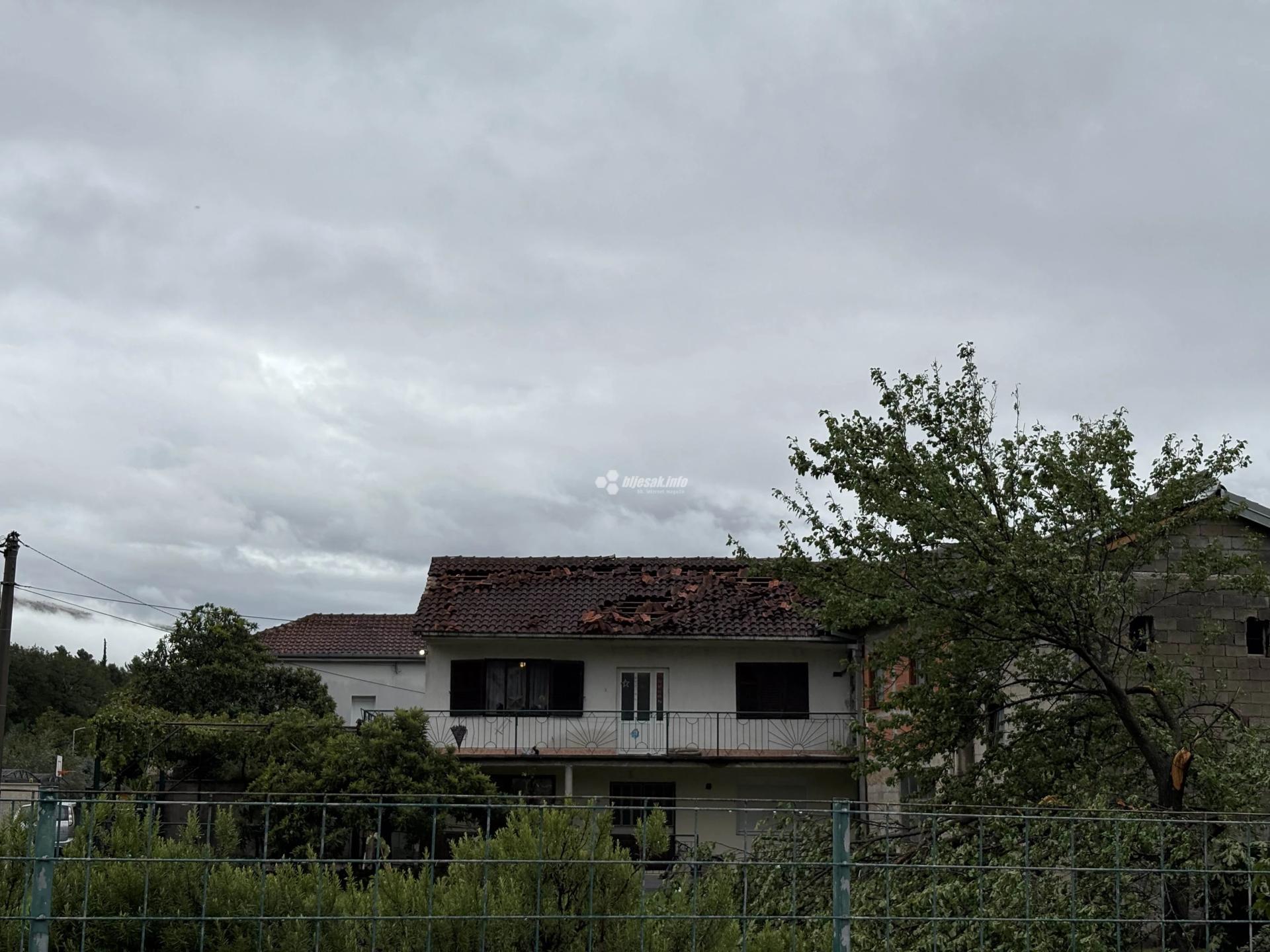 Šteta na kućama u Ilićima