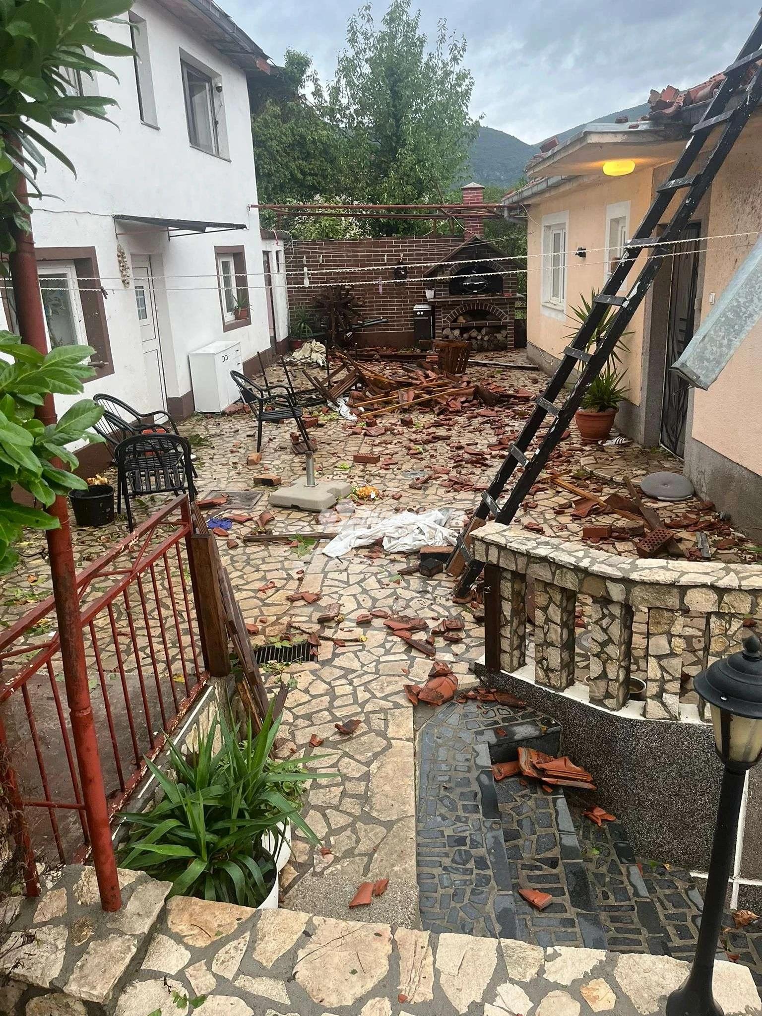 Šteta na kućama u Ilićima