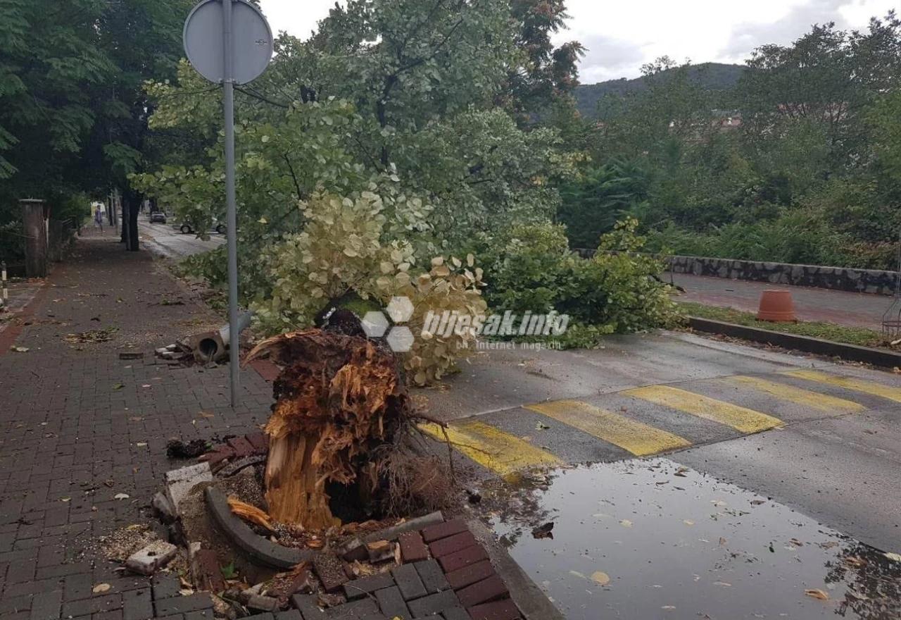 Snažno nevrijeme pogodilo Mostar
