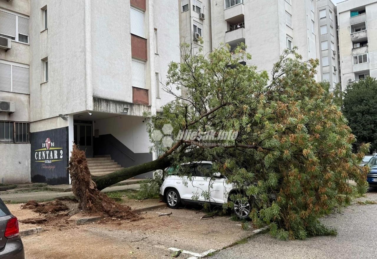 Snažno nevrijeme pogodilo Mostar