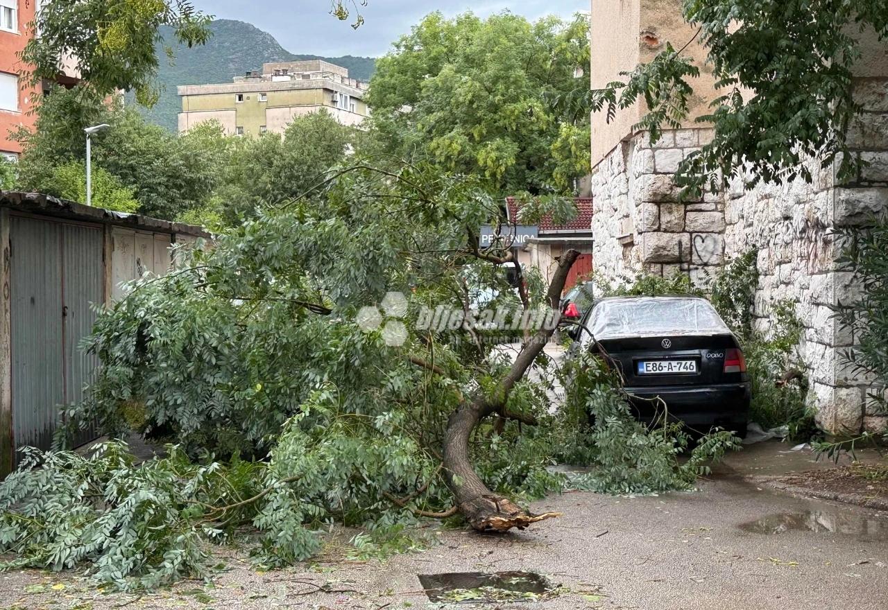 Snažno nevrijeme pogodilo Mostar