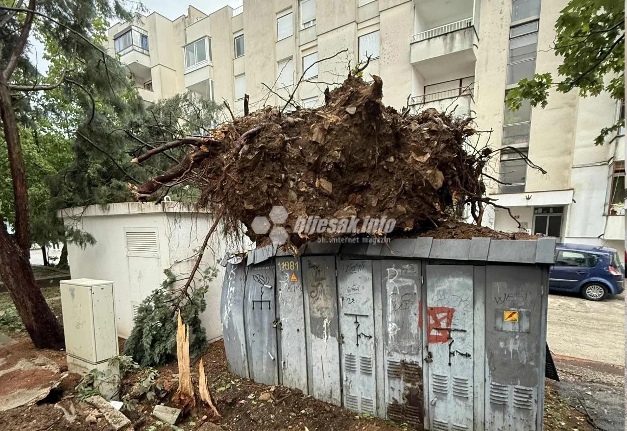 Snažno nevrijeme pogodilo Mostar