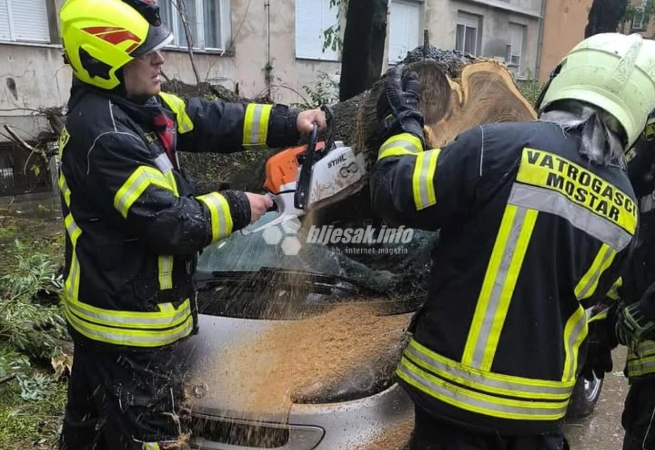 Snažno nevrijeme pogodilo Mostar