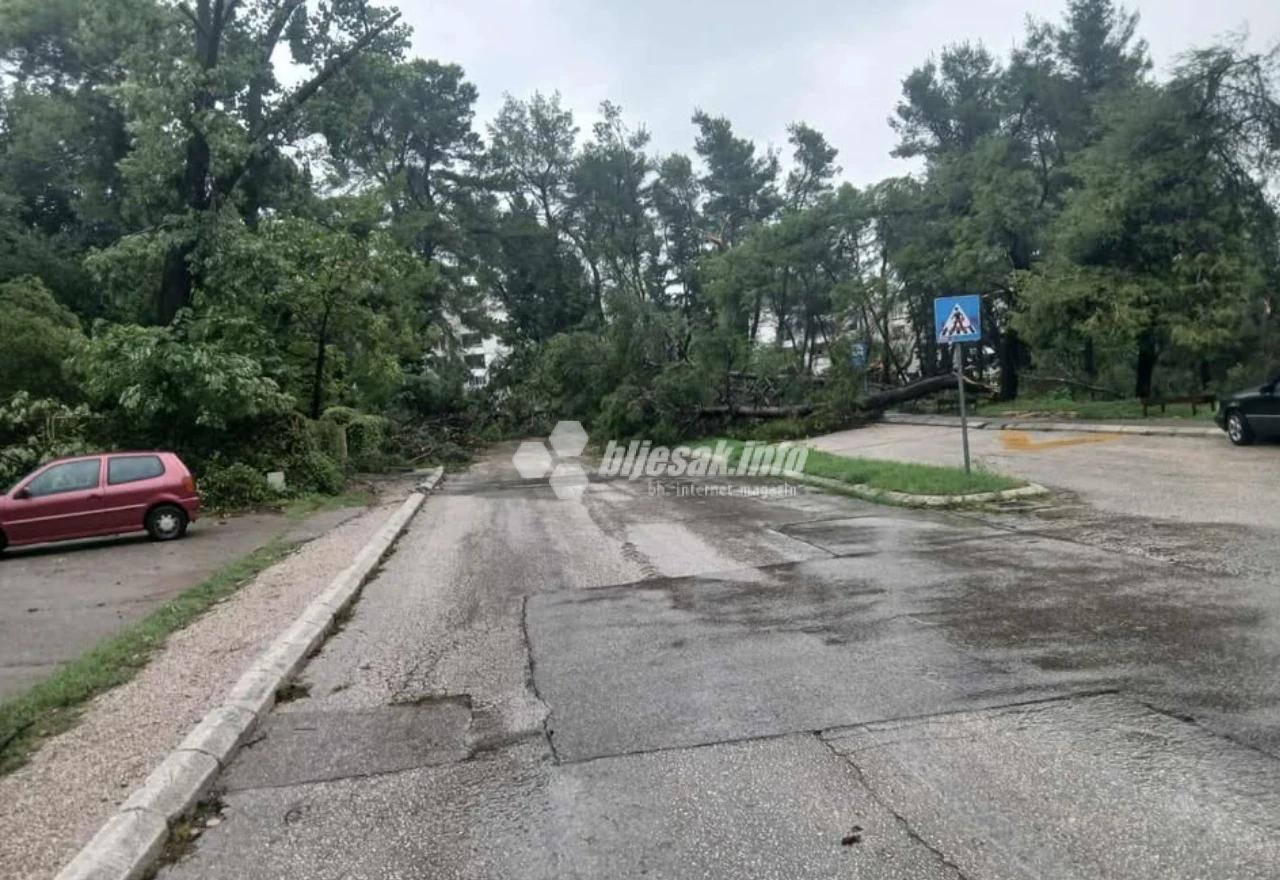 Snažno nevrijeme pogodilo Mostar