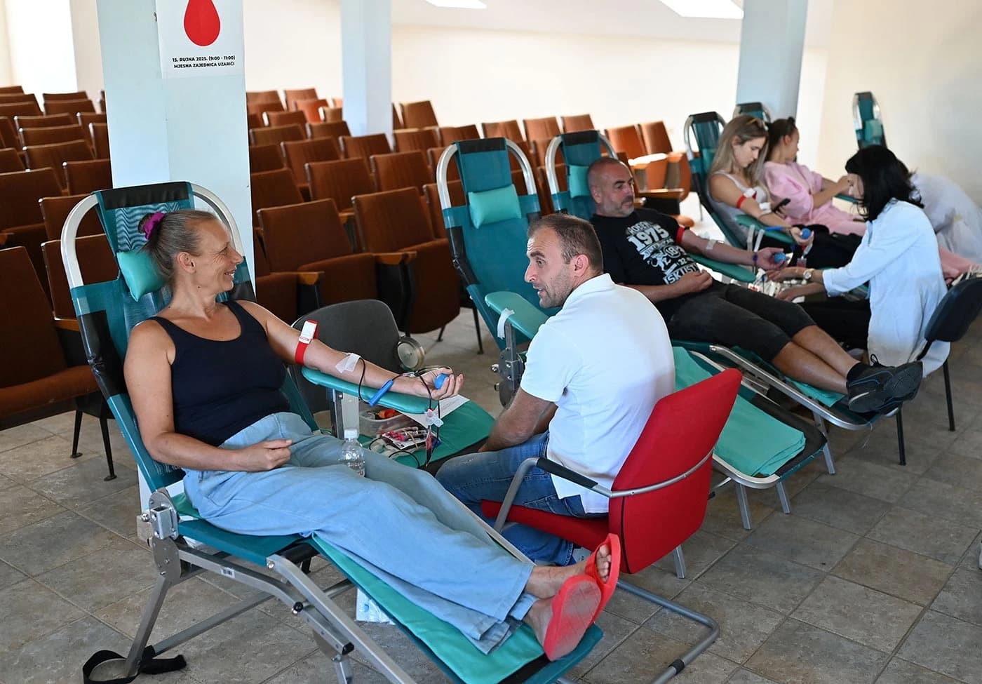 Rekordna akcija darivanja krvi u Uzarićima – prikupljene 44 doze krvi