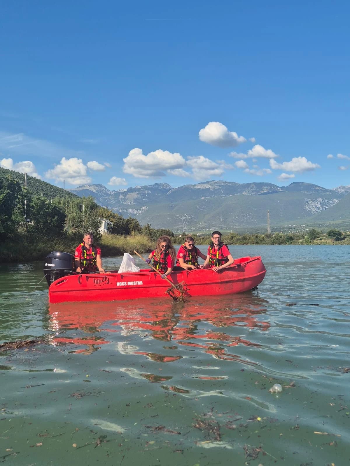Članovi HGSS Mostar u akciji čišćenja