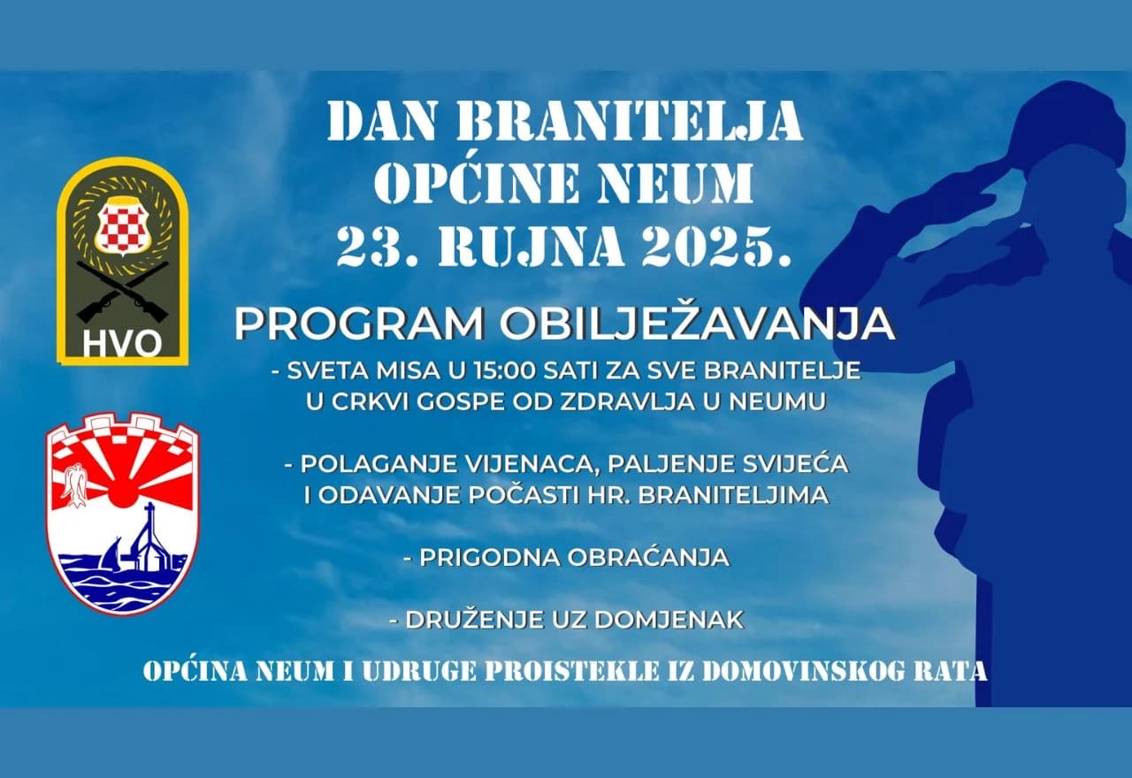 Obilježavanje Dana branitelja općine Neum