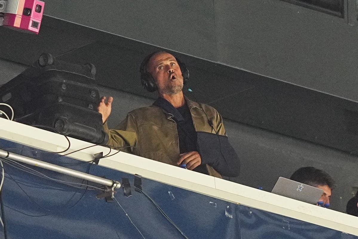 Luis Enrique na utakmici protiv Atalanta