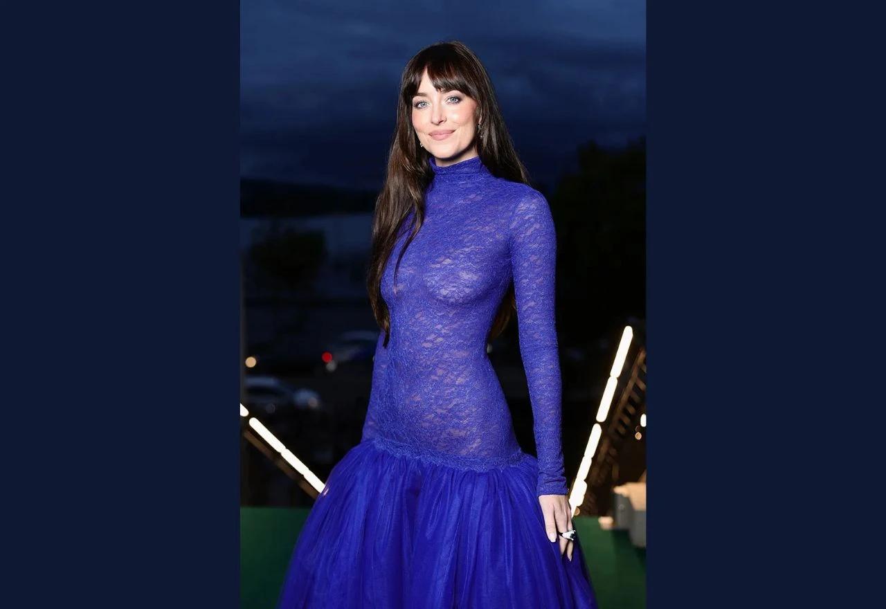 Dakota Johnson u Gucci haljini