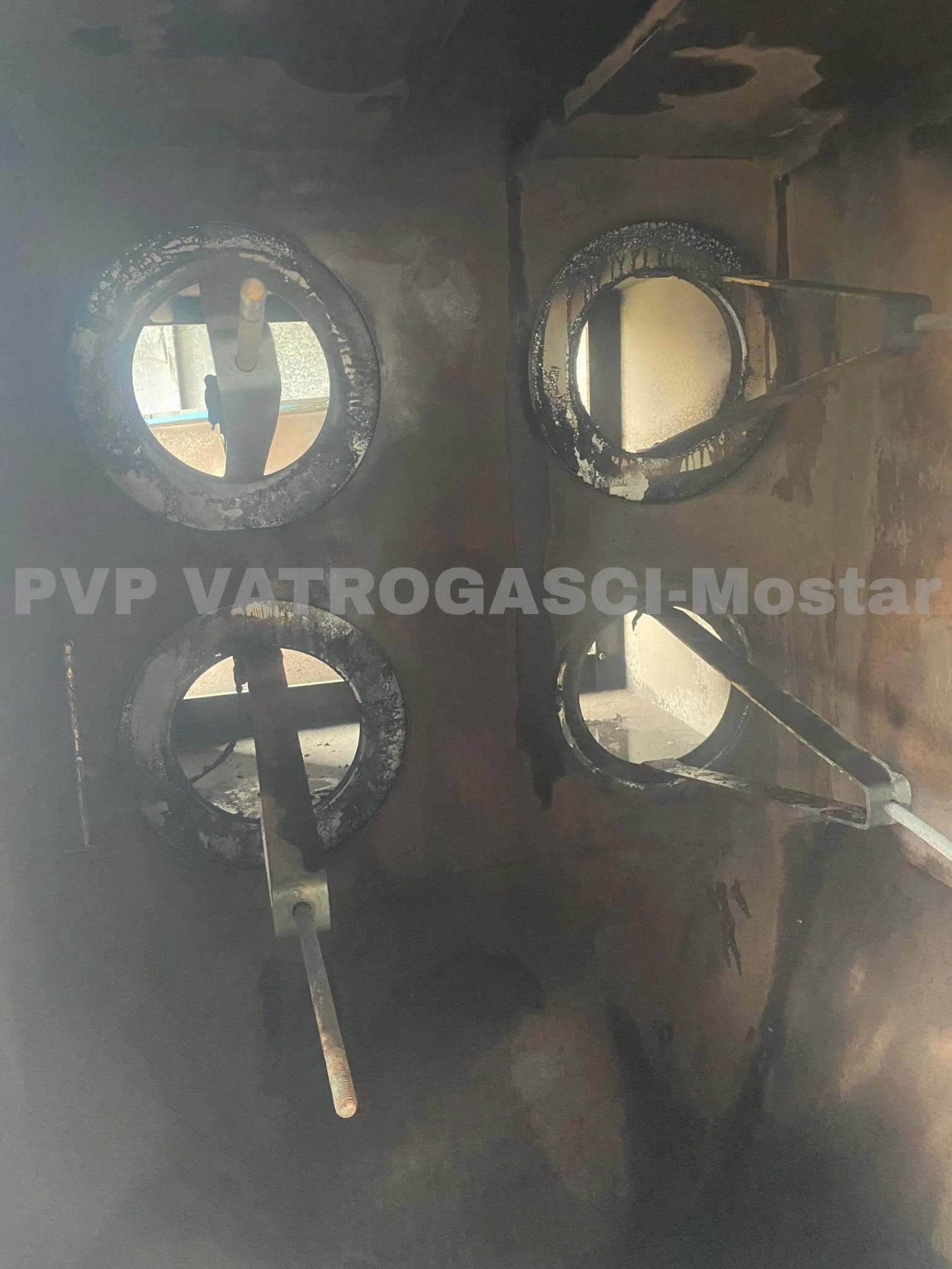 Požar na kompresoru