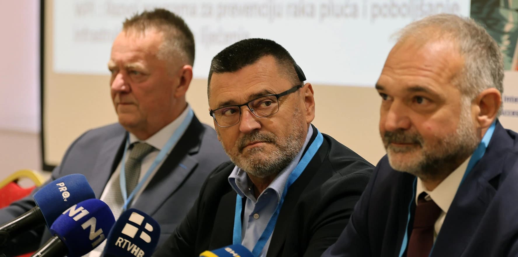 Doktori Novak, Kvesić i Radović na konferenciji za novinare