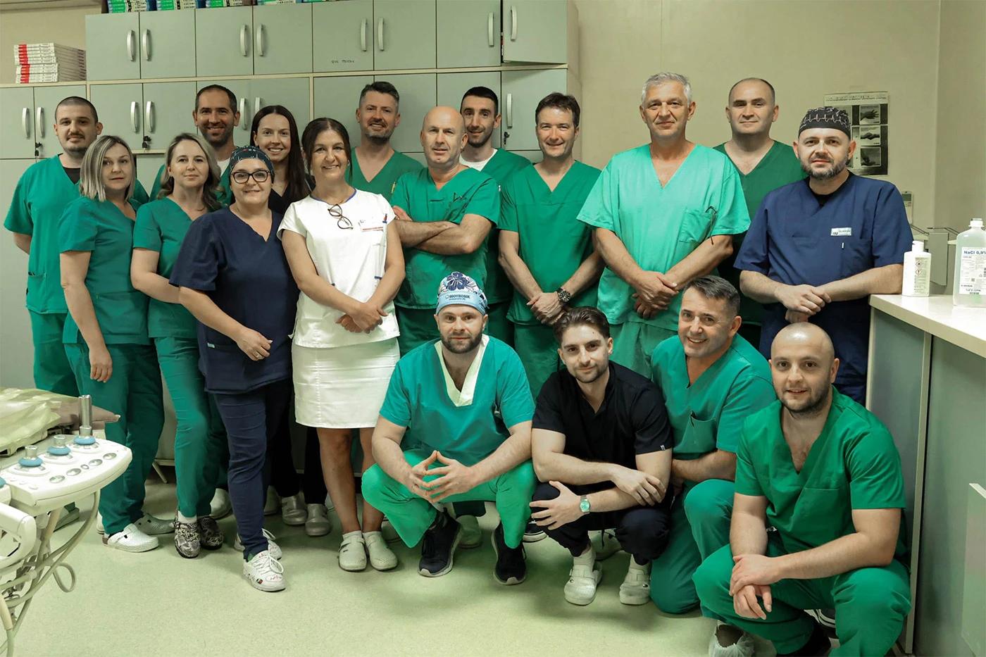 Medicinski timo SKB Mostar pod vodstvom mr. sc. Darka Markote