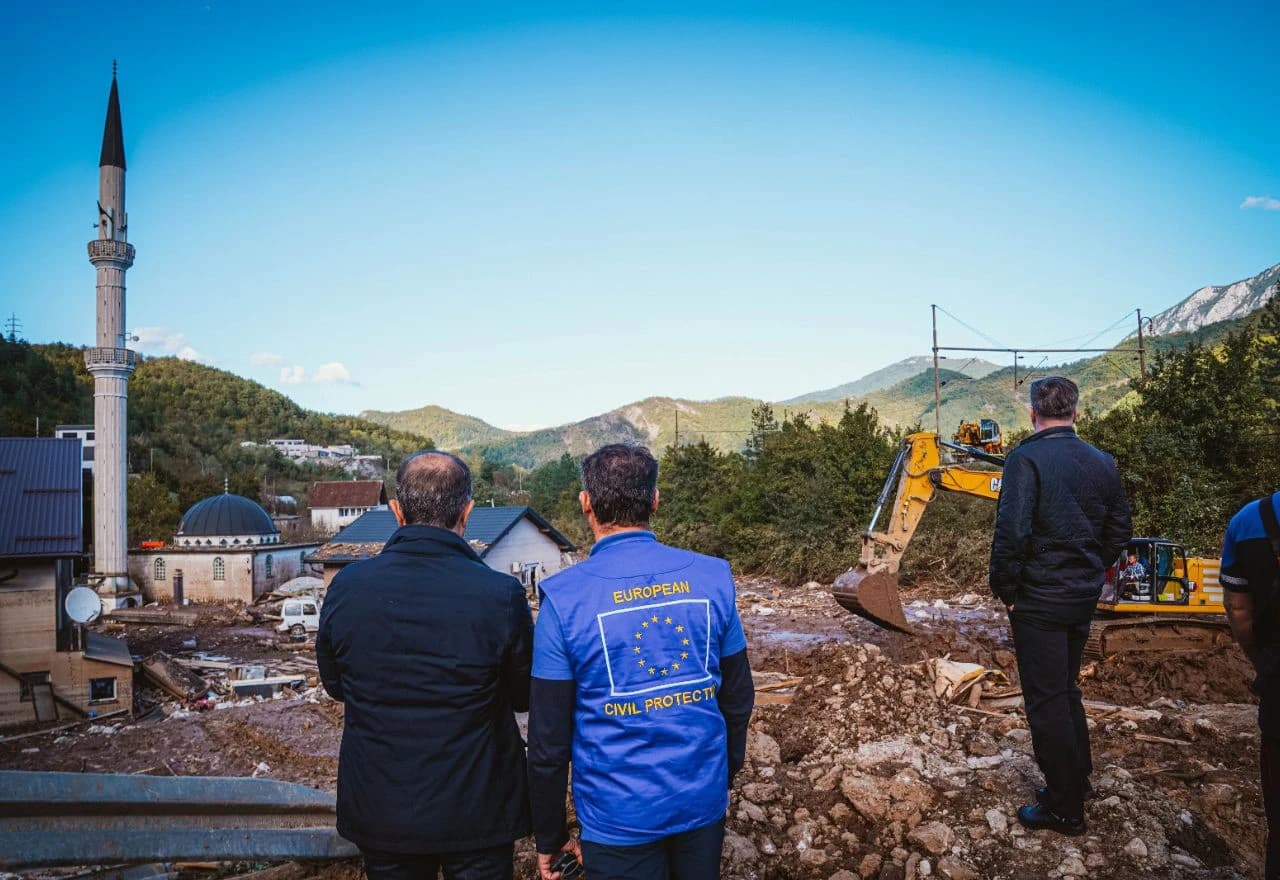 Poplavljeno područje u Jablanici