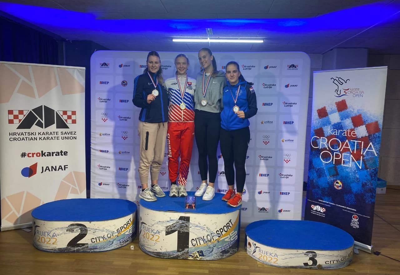 Mlada karatistica iz Širokog osvojila broncu na Croatian Karate Openu