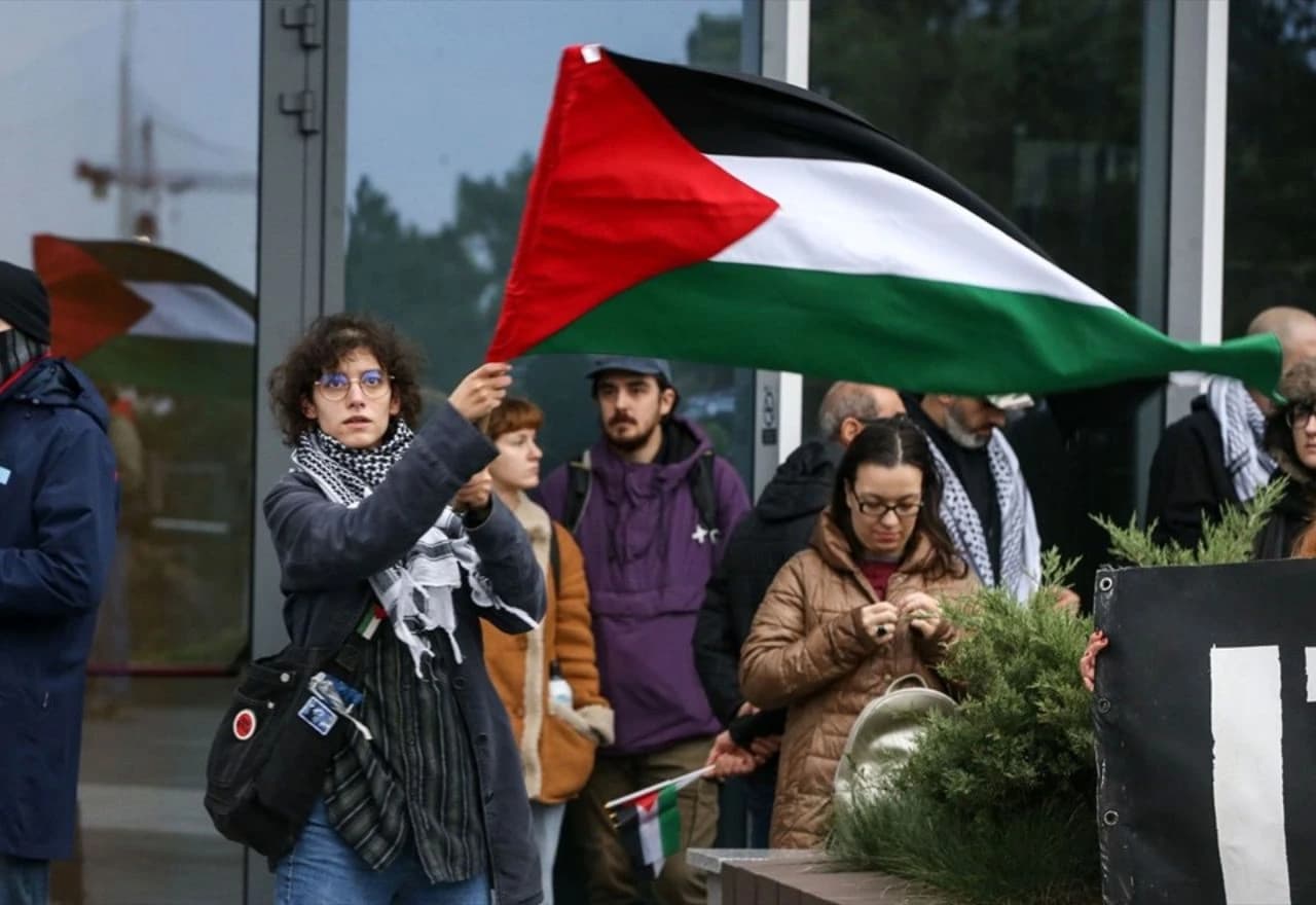 Prosvjed podrške narodu Palestine u Beogradu