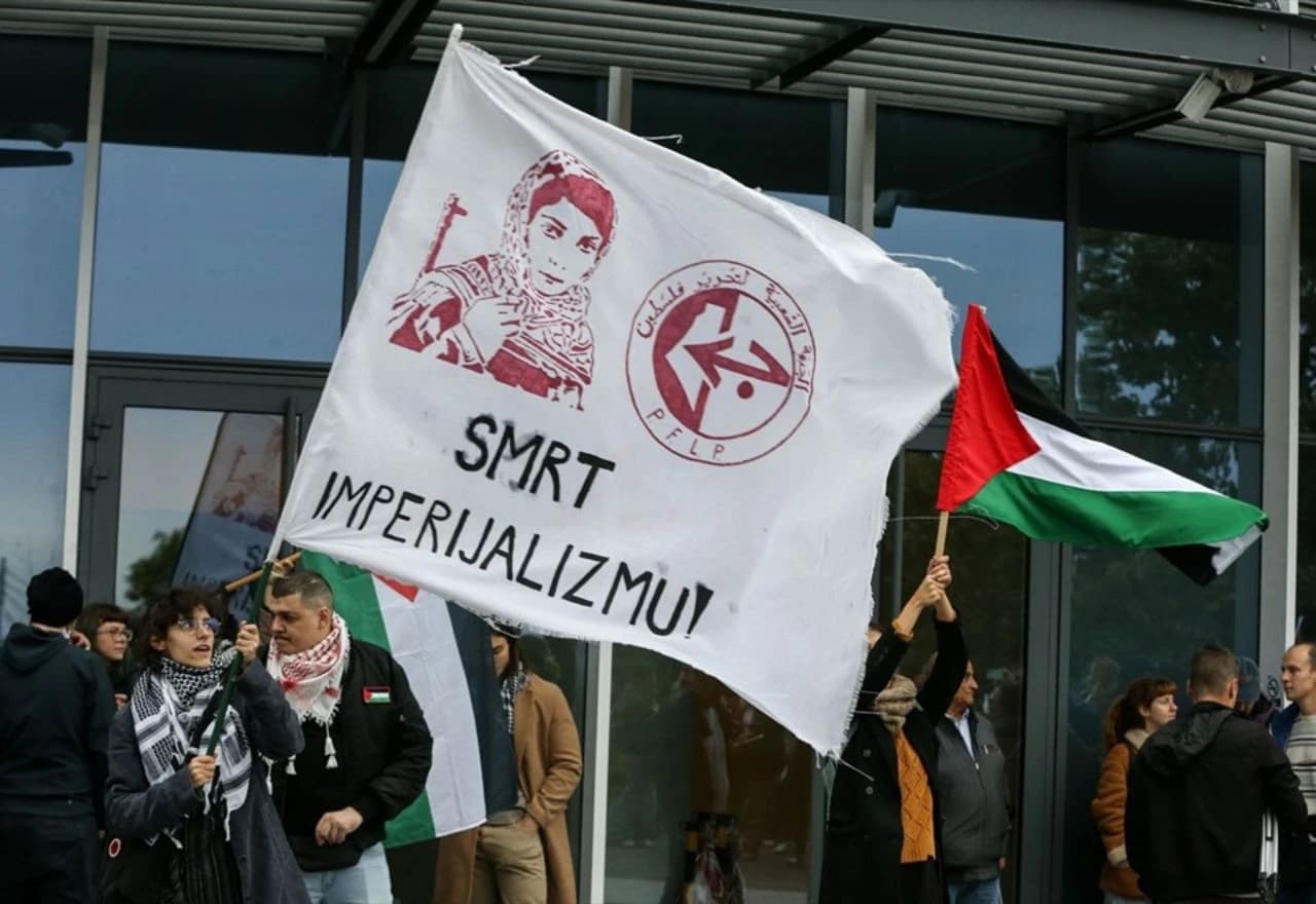 Prosvjed podrške narodu Palestine u Beogradu