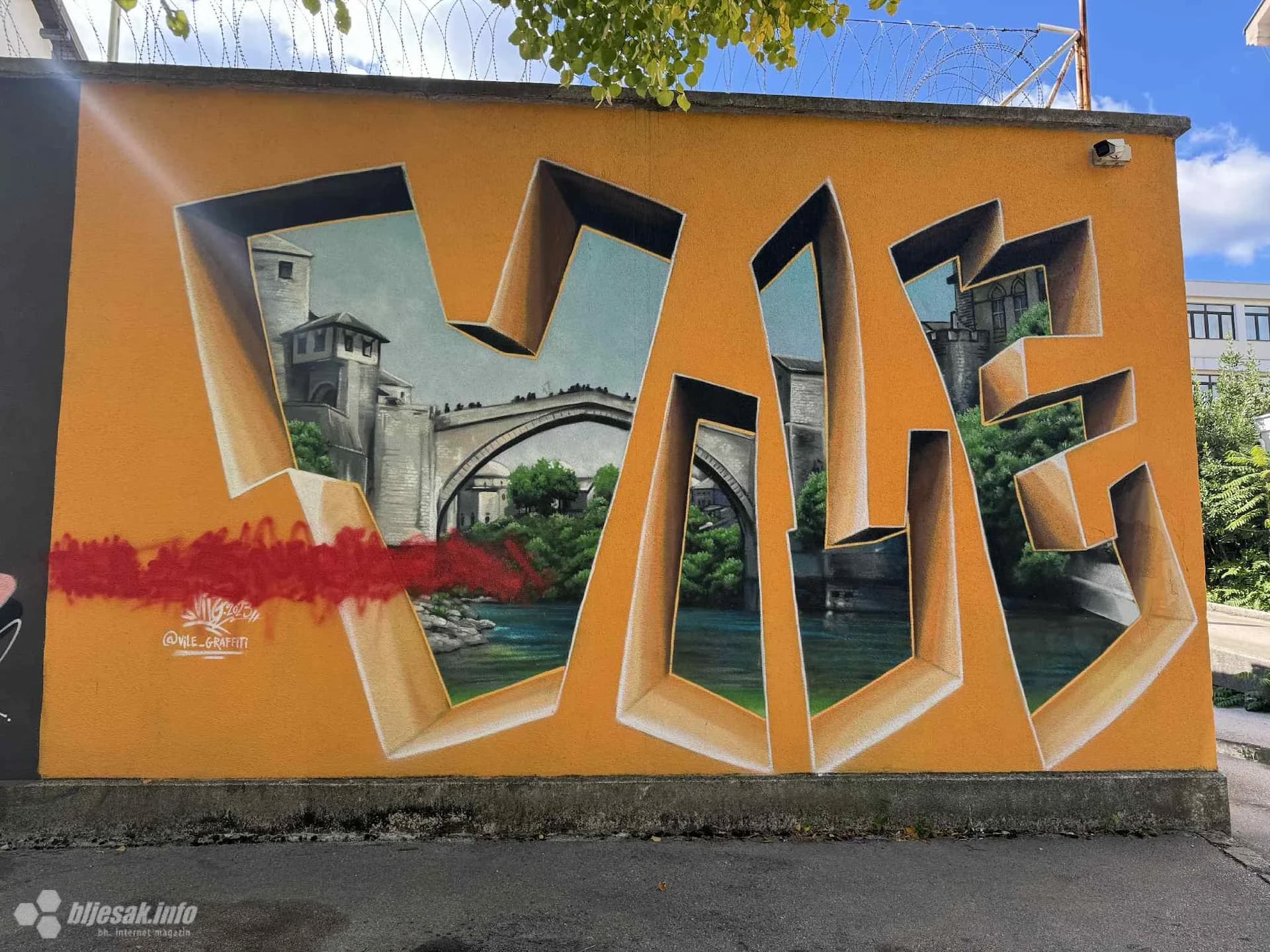 Navijačkim grafitima kontra umjetnosti i ljepote