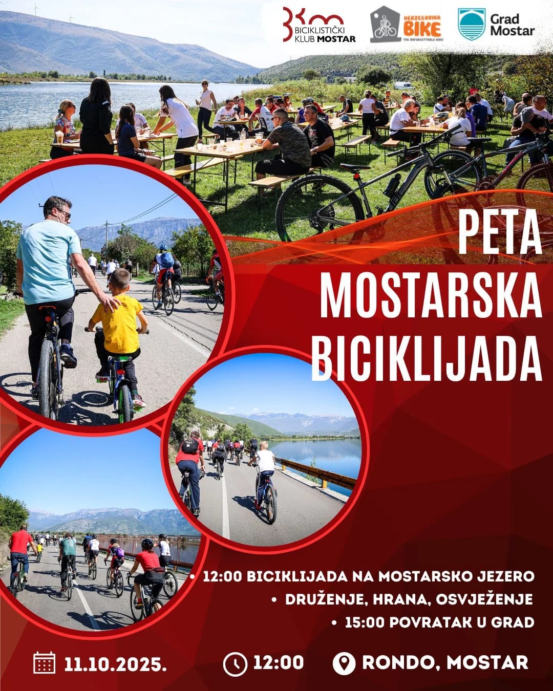 Najava Pete mostarske biciklijade