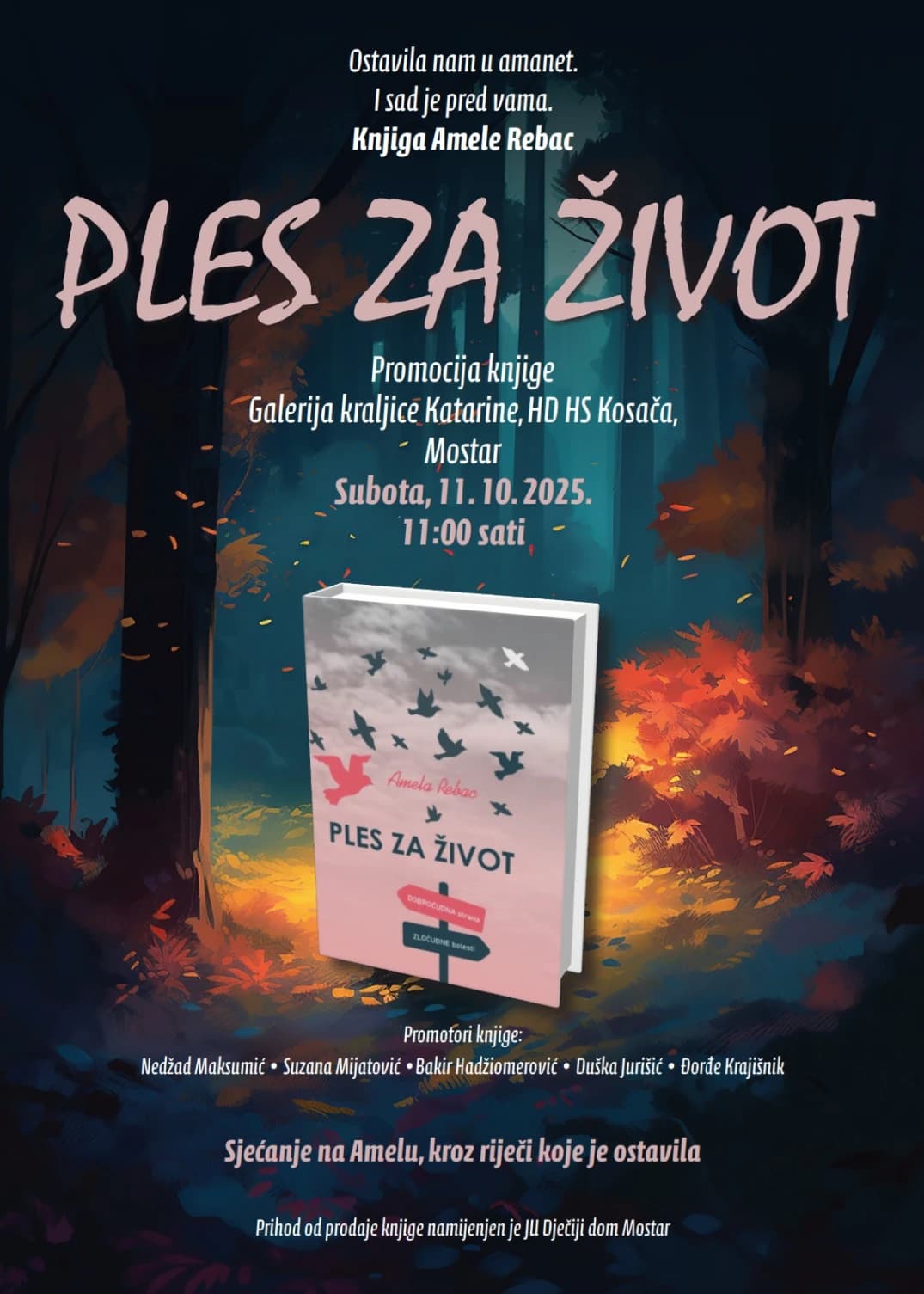 Ples za život: Dobroćudna strana zloćudne bolesti, Amela Rebac