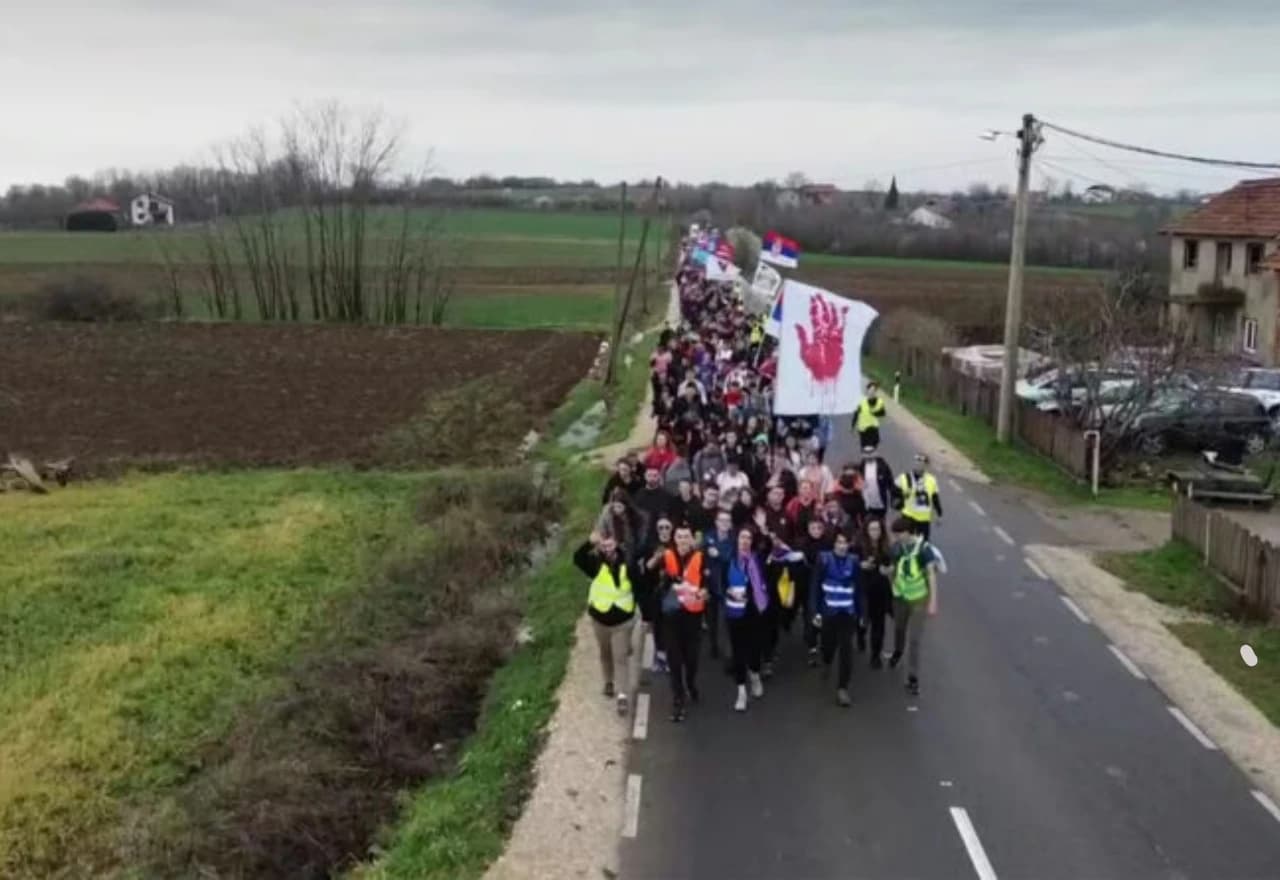 Studenti pješke kroz Srbiju za pravdu i izbore