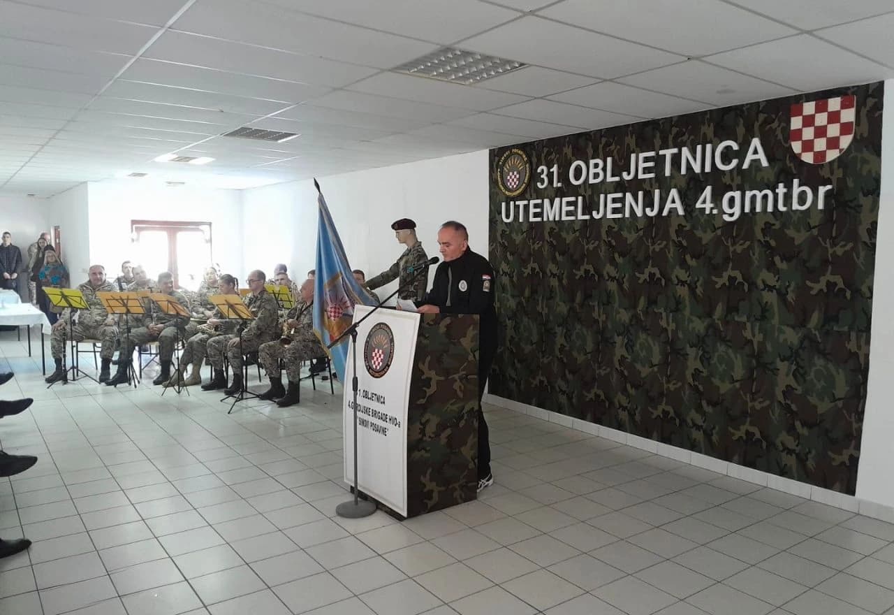 31. obljetnica 4. gardijske motorizirane brigade HVO-a