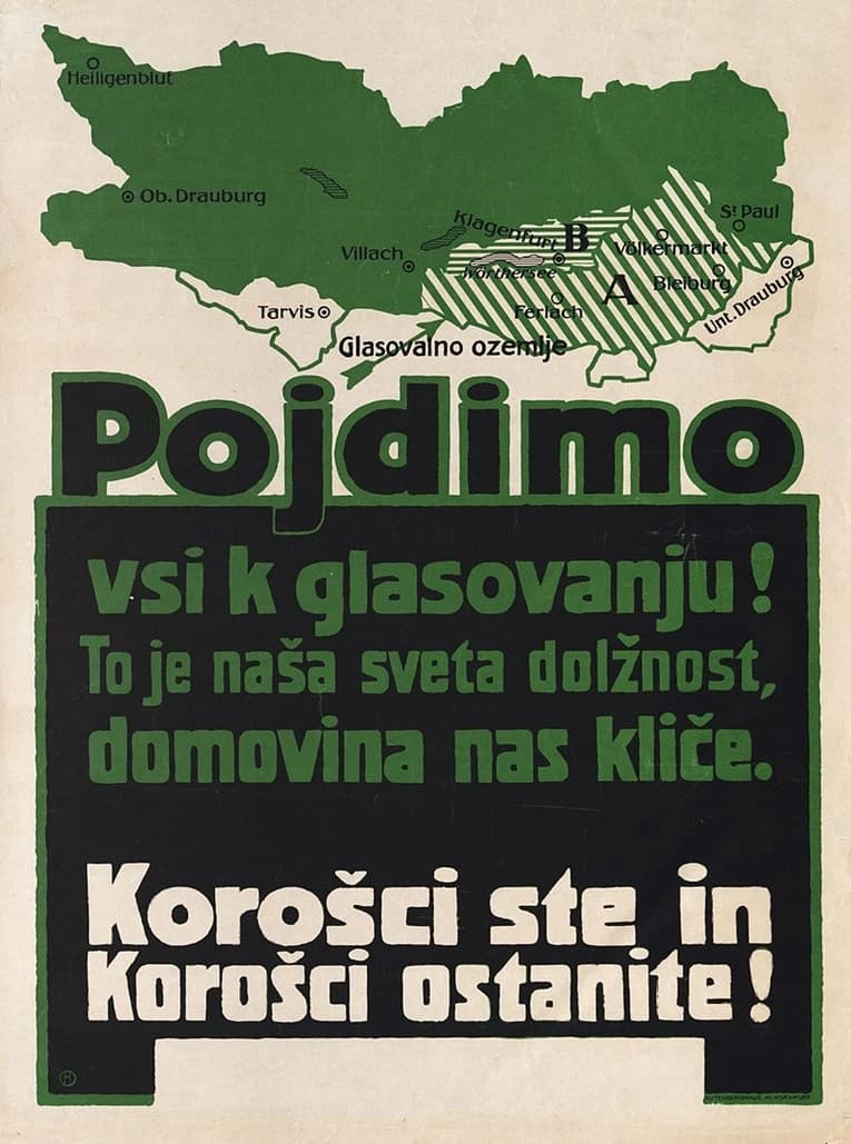 Izborni plakat 1920. godine
