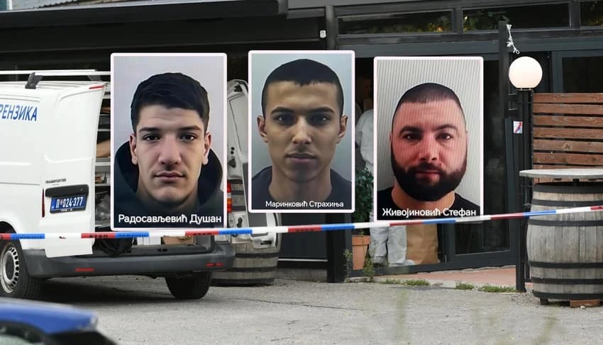 Strahinja Marinković, Dušan Radosavljević i Stefan Živojinović