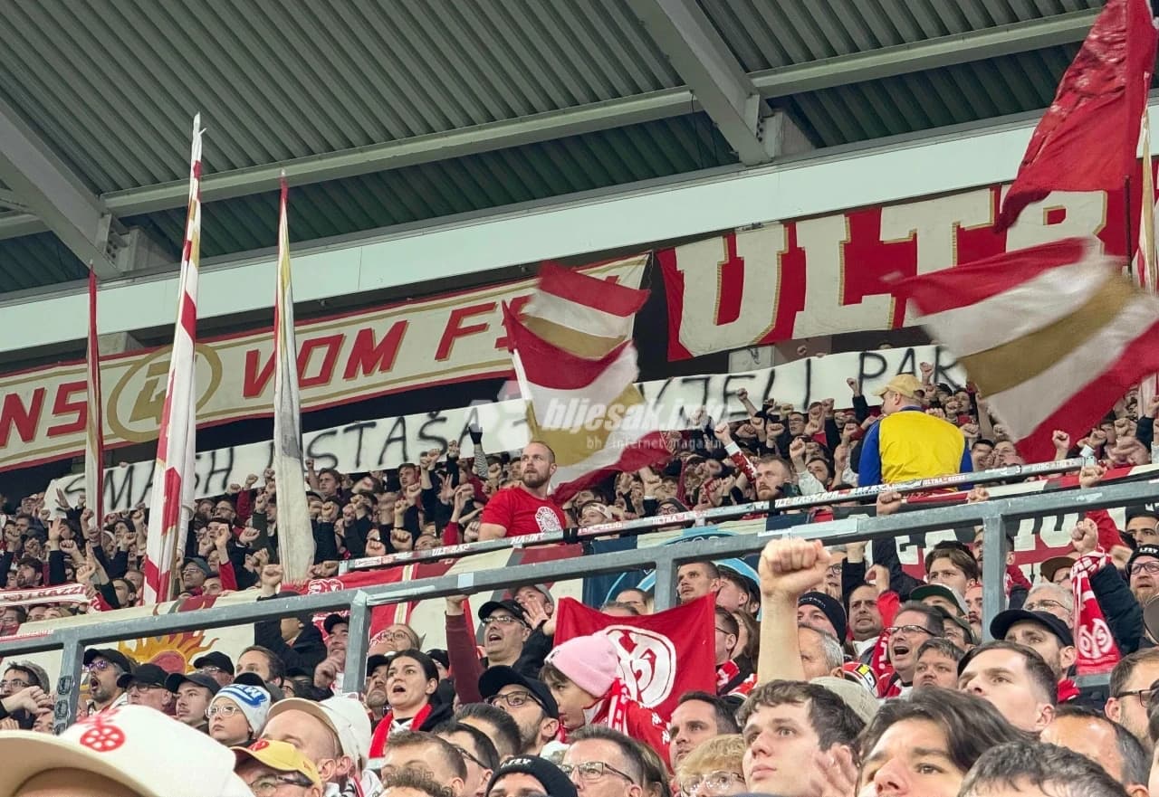 Transparent navijača Mainza