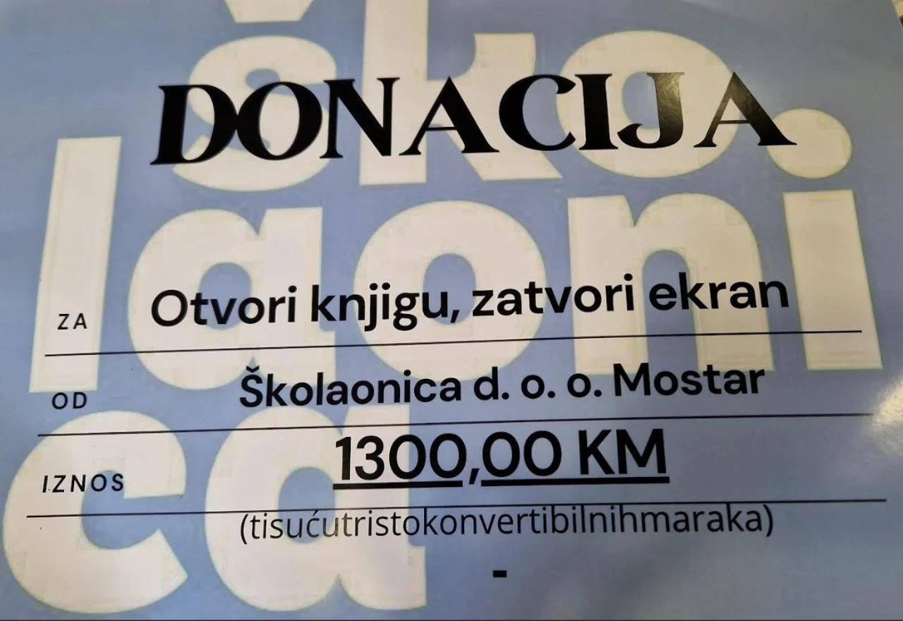 Mostarski mališani prikupili 1.300 KM za bolničku knjižnicu