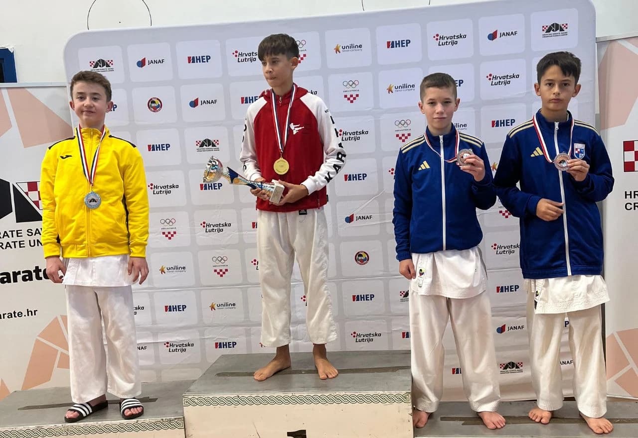 Karate klub Široki Brijeg donio četiri medalje s državnog prvenstva