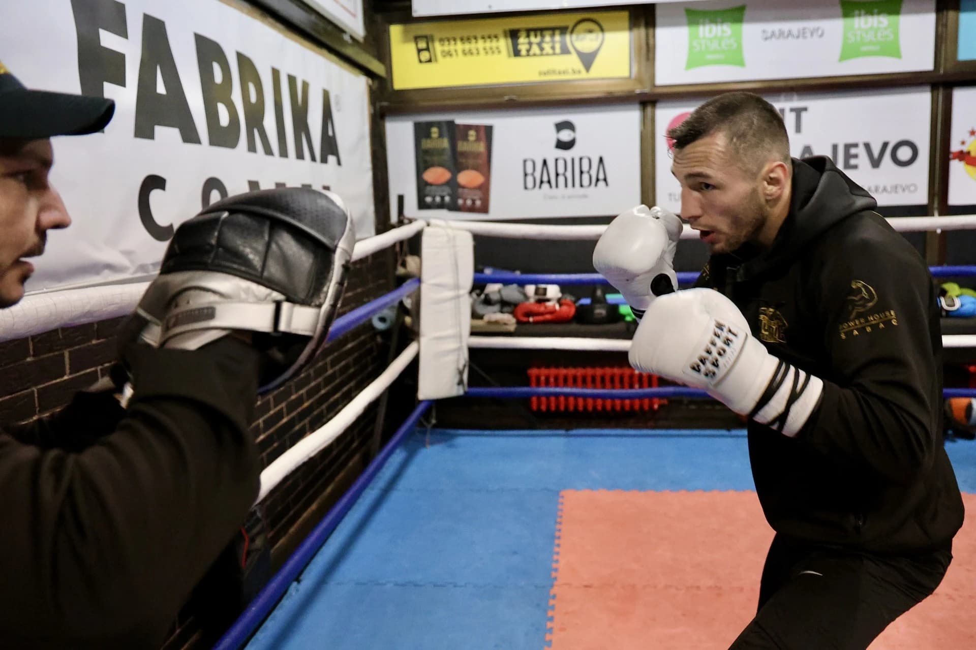 Edin Avdić na treningu