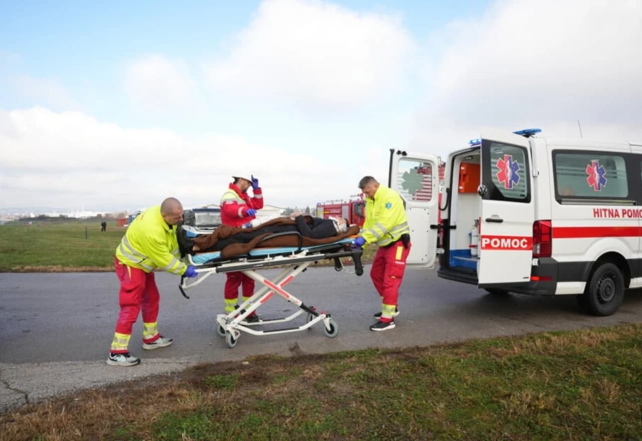 Na sarajevskom aerodromu izvedena simulacija avionske nesreće